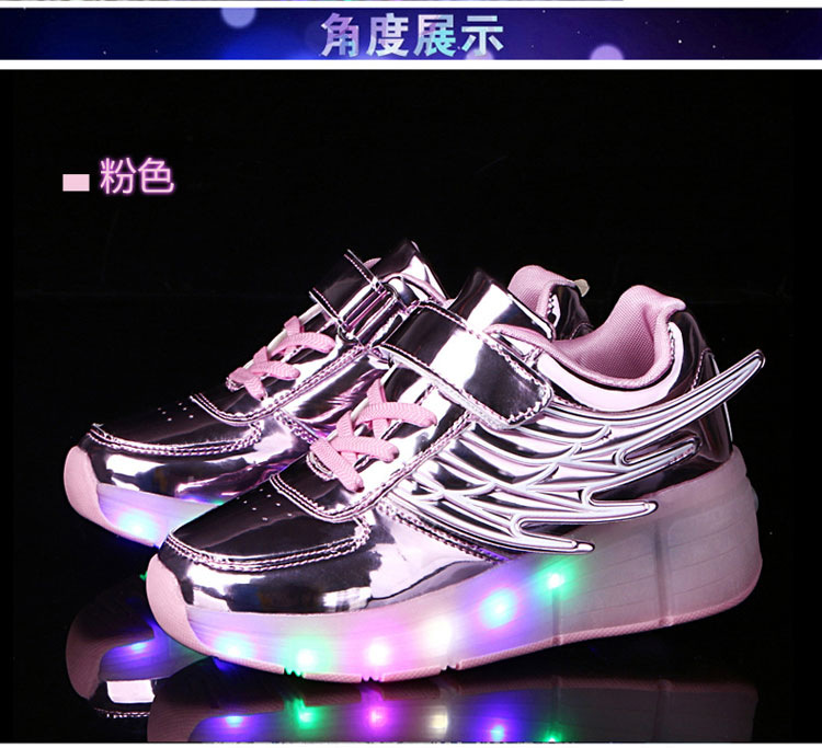 Amazon AliExpress Supply Luminous Heelys Single Wheel Skate Shoes Double Wheel Skates Wings Light Shoes K02 Amazon AliExpress Supply Luminous Heelys Single Wheel Skate Shoes Double Wheel Skates Wings Light Shoes K02