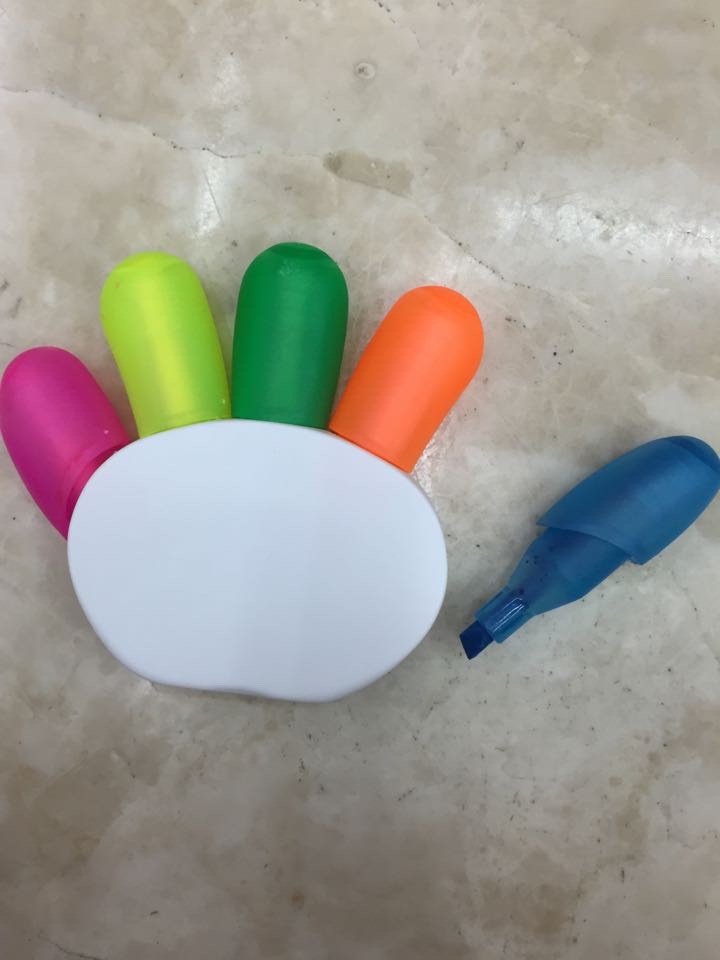 State snow stationery multicolor fluorescent highlighter marking pen pen Palm 5002