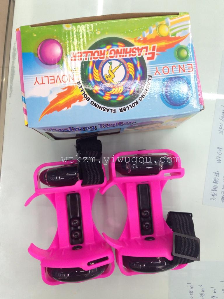 Direct sale of thickened and upgraded the PU color wheel/hot - tempered shoes/simple roller skates