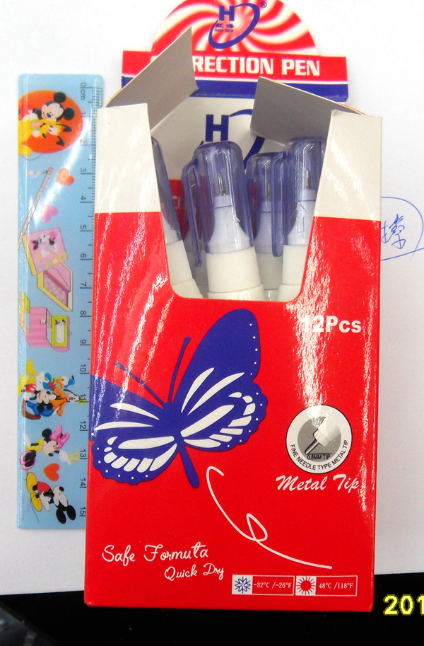 Wholesale value of the Red Sea 8M modified liquid paper correction fluid pen