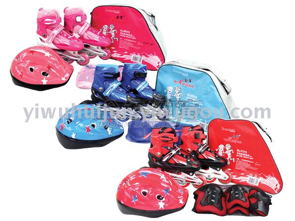Roller skates suit with protective HJ-F015