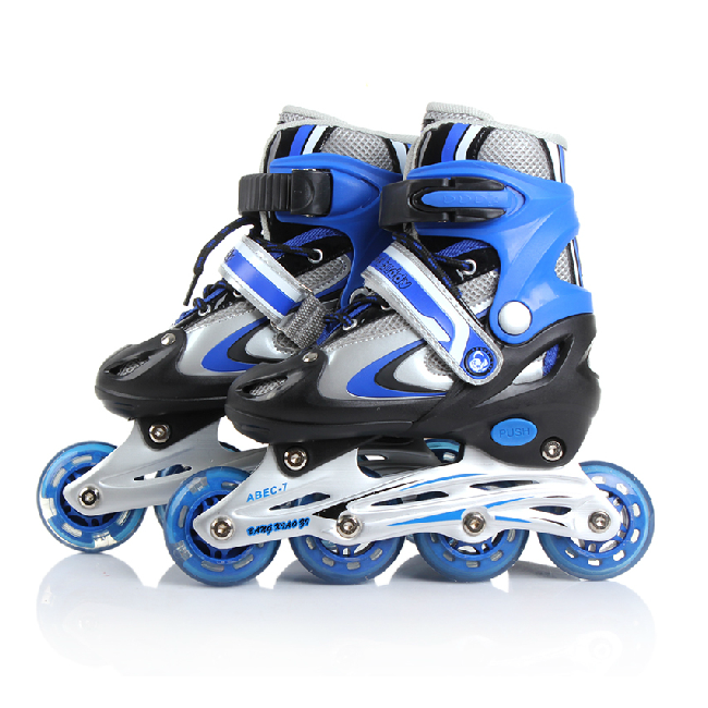 Skates bar buckle two-tone lace roller series Skates bar buckle two-tone lace roller series