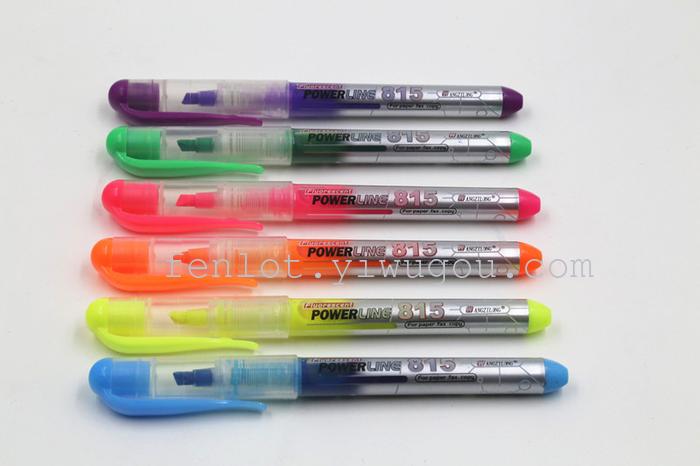 Factory direct supply direct-liquid highlighter with single head 815 Factory direct supply direct-liquid highlighter with single head 815