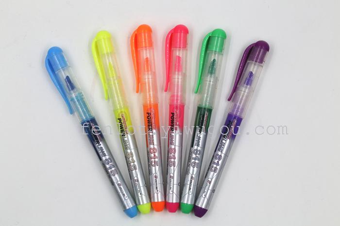 Factory direct supply direct-liquid highlighter with single head 815 Factory direct supply direct-liquid highlighter with single head 815