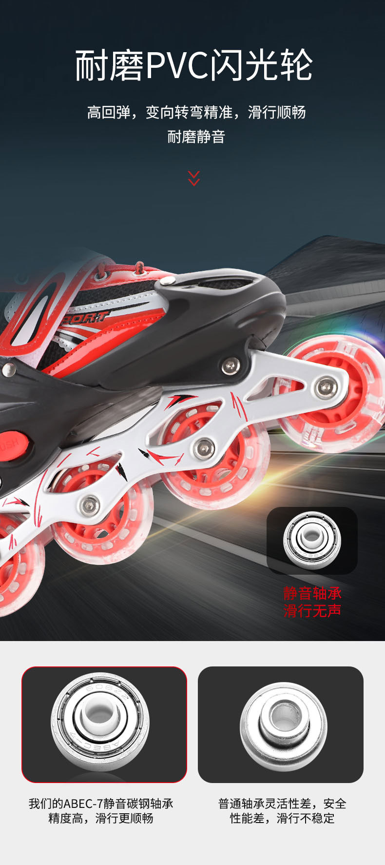 PVC Children's The Skating Shoes Universal Skates Adult Pulley Speed Skating Roller Skates Qfenc Sliding Heelys Customization PVC Children's The Skating Shoes Universal Skates Adult Pulley Speed Skating Roller Skates Qfenc Sliding Heelys Customization