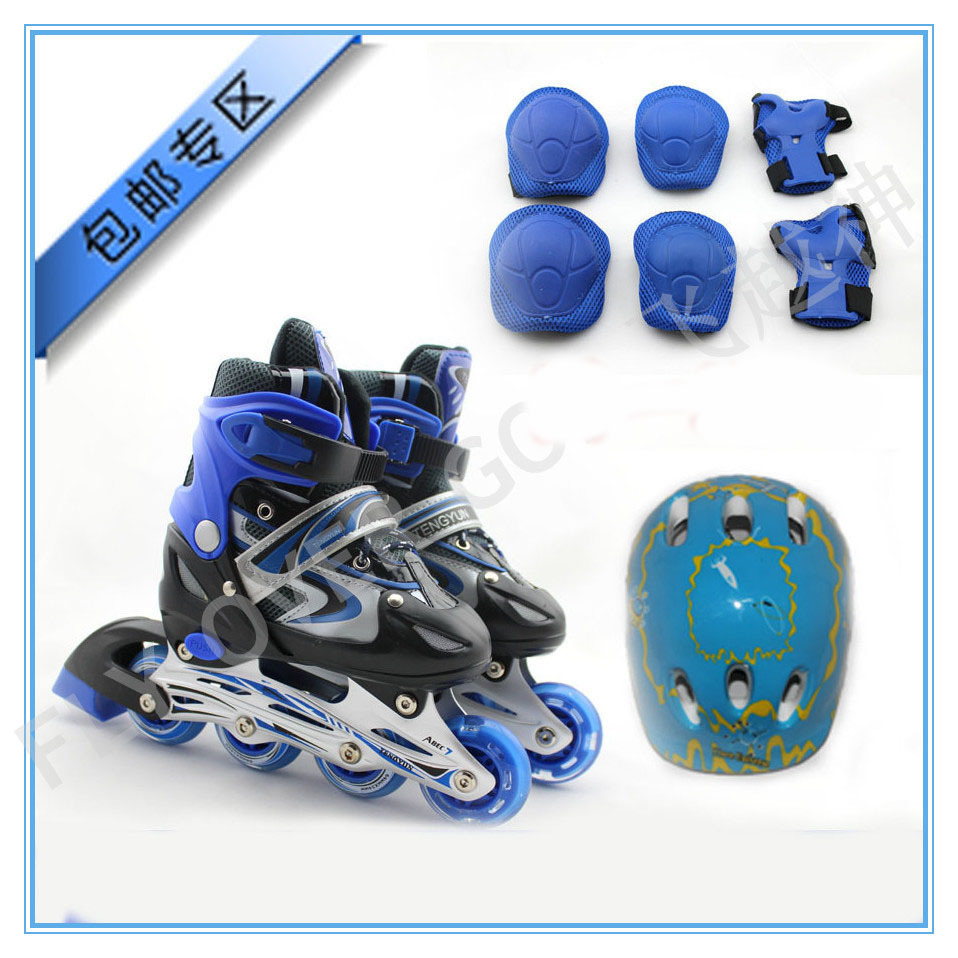 Fly god manufacturers direct children &#039;s roller skates roller skates set adjustable single row
