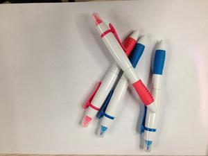 New Korean double silver white Rod pole fluorescent pen cute flower Rod highlighter