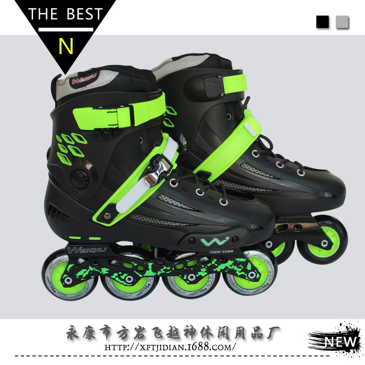 [professional quality] supply new fashion adult fancy roller skates high-grade single row wheel flat shoes wholesale
