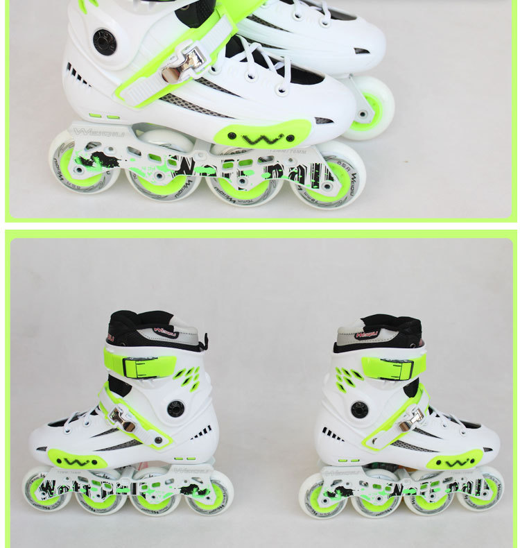 [professional quality] supply new fashion adult fancy roller skates high-grade single row wheel flat shoes wholesale