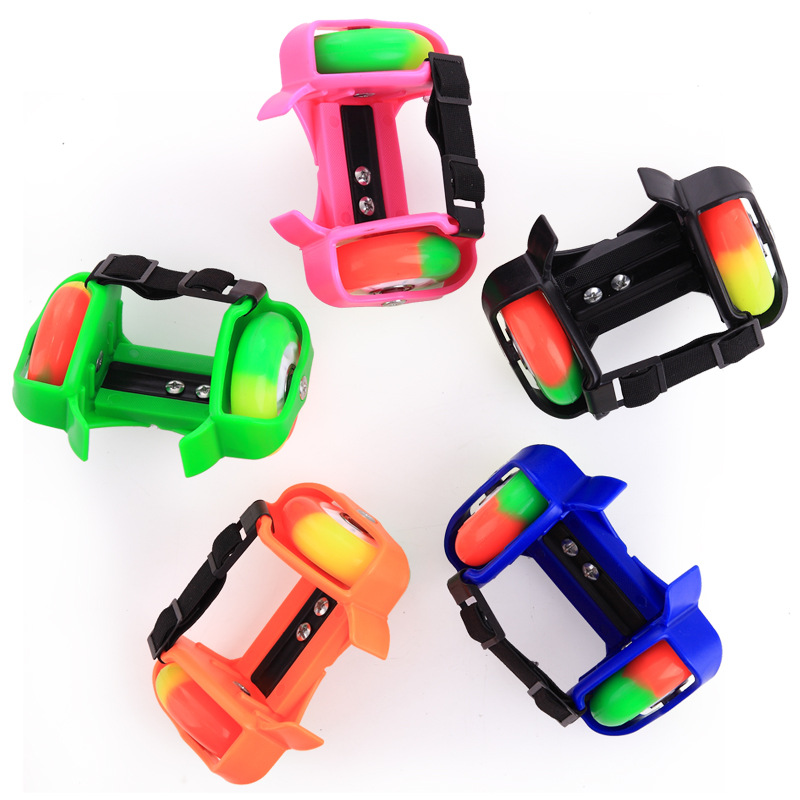 Pu Color Wheel Full Flash Heelys New Wind Fire Skates Adult the Skating Shoes Children Skating Shoes Factory Wholesale
