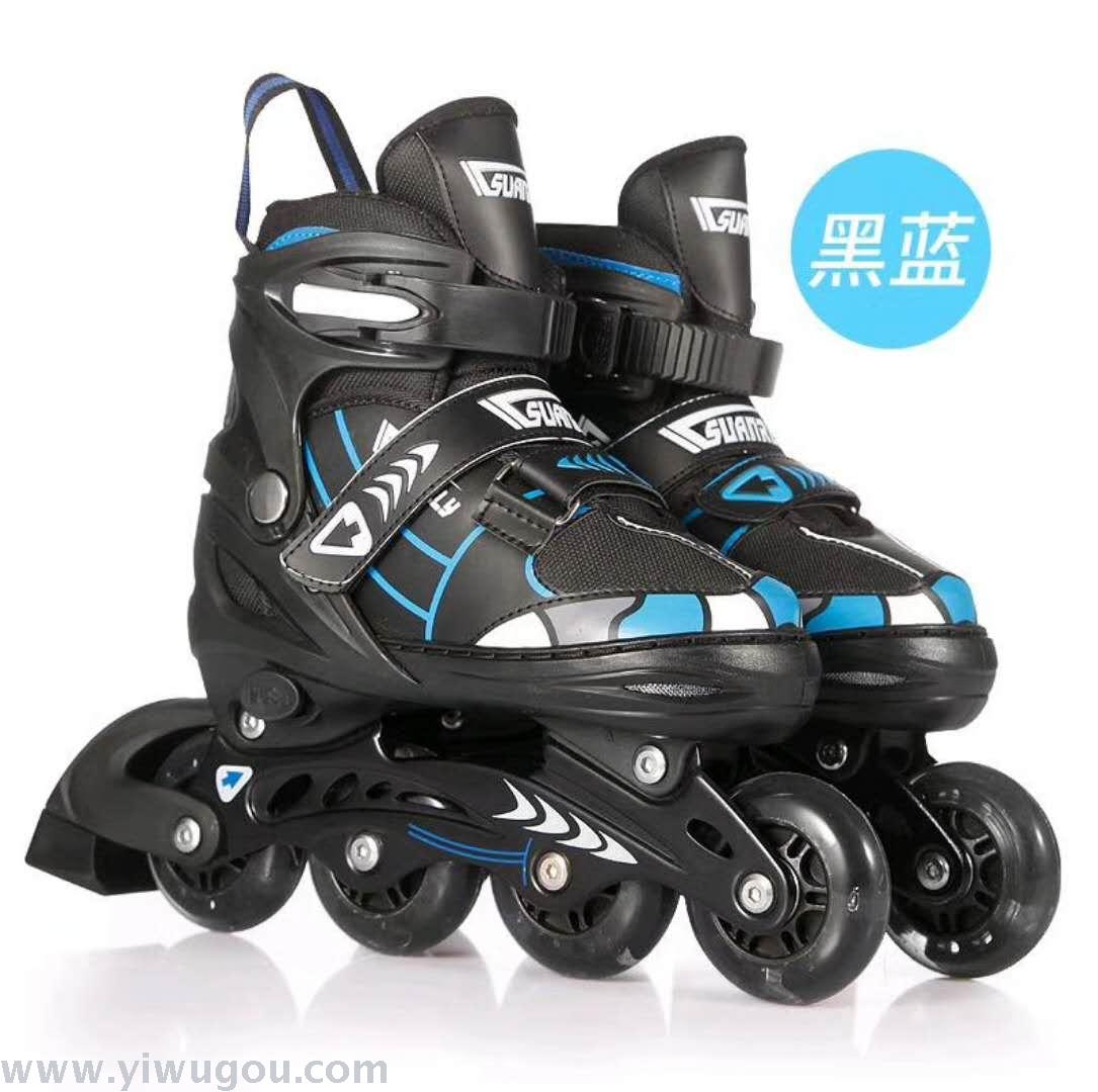 2018 new flash roller skates children&#039;s roller skates high impact pu wear wheel.