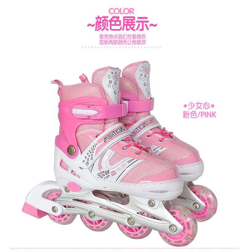 Factory Direct Sales Children the Skating Shoes Flash Skates Adult Roller Skating Roller Skates Adjustable Men and Women in Stock Wholesale Factory Direct Sales Children the Skating Shoes Flash Skates Adult Roller Skating Roller Skates Adjustable Men and Women in Stock Wholesale