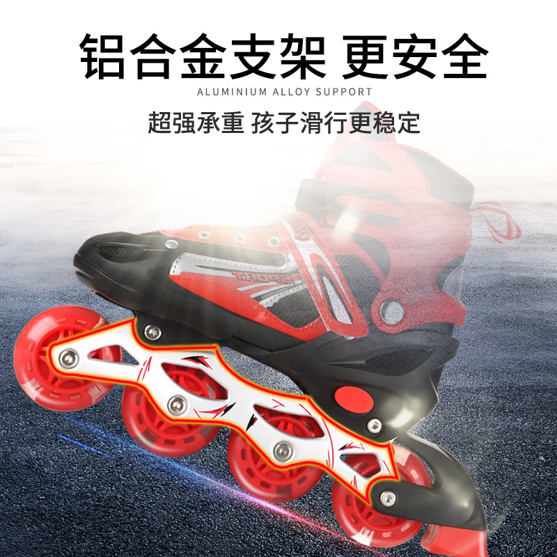 Factory Direct Sales Children&#039;s Skates Inline Roller Skates Beginner Roller Skates Pulley Roller Skates One Product Dropshipping