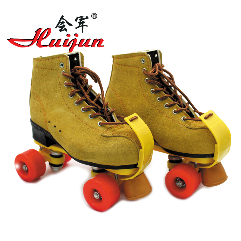 Hj-f019 labor protection leather skates