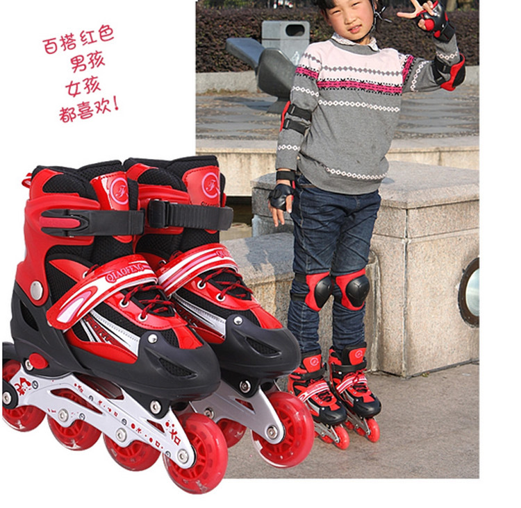 Qiao Feng Children's New Flash Inline Skating Shoes Cute Men and Women the Skating Shoes Adult Roller Skates Factory Wholesale Qiao Feng Children's New Flash Inline Skating Shoes Cute Men and Women the Skating Shoes Adult Roller Skates Factory Wholesale