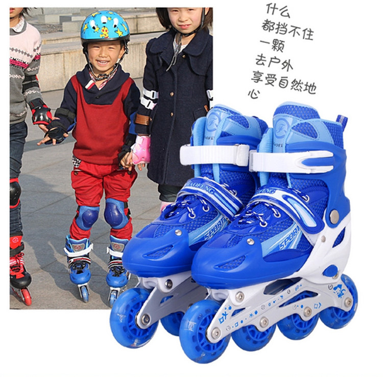 Qiao Feng Children's New Flash Inline Skating Shoes Cute Men and Women the Skating Shoes Adult Roller Skates Factory Wholesale Qiao Feng Children's New Flash Inline Skating Shoes Cute Men and Women the Skating Shoes Adult Roller Skates Factory Wholesale