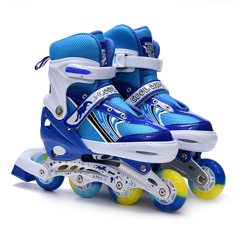 Wholesale Single Row Roller Skating Wheel Skating Rink Flashing Wheel Flash Tire Roller Skating Roller Skates Luminous Wheels