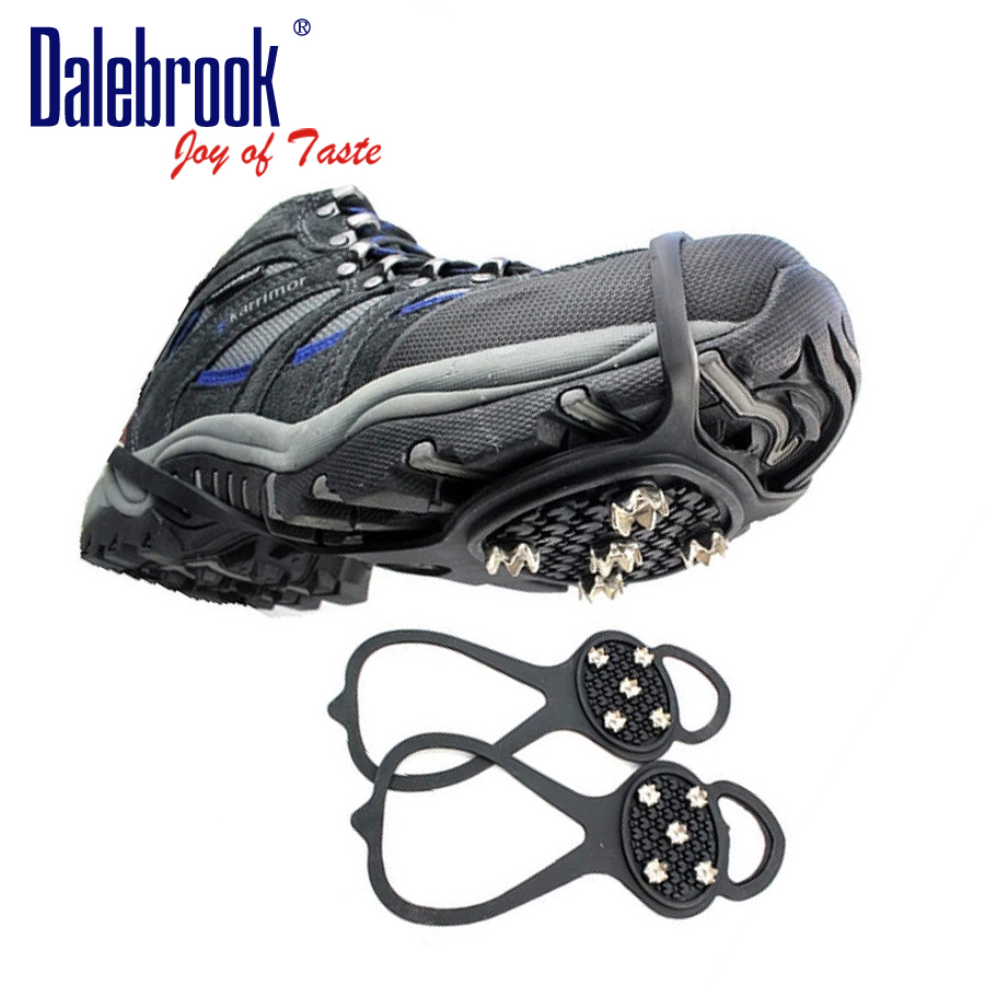 Dalebrook rock climbing outdoor equipment, non-skid climbing crampons, skates silicone non-skid shoe nail cover Dalebrook rock climbing outdoor equipment, non-skid climbing crampons, skates silicone non-skid shoe nail cover