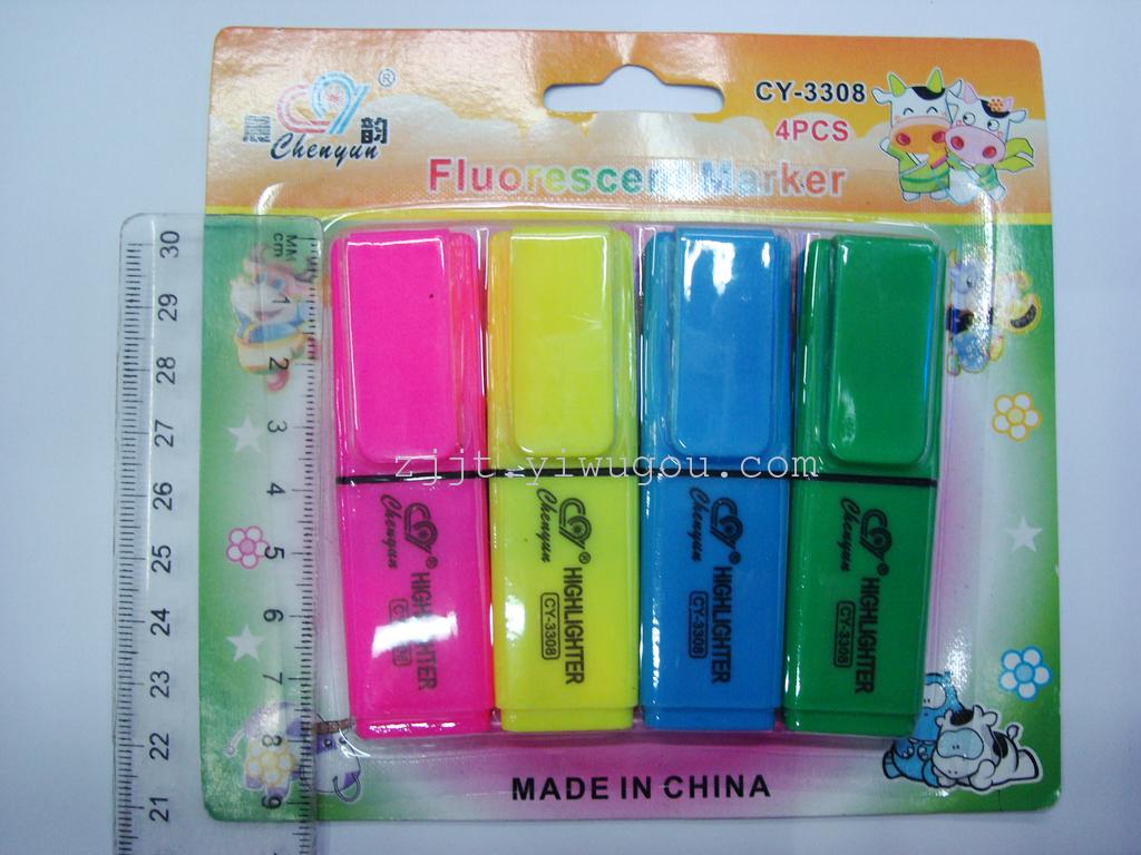 New Korean colored highlighter pen, gel pen ballpoint