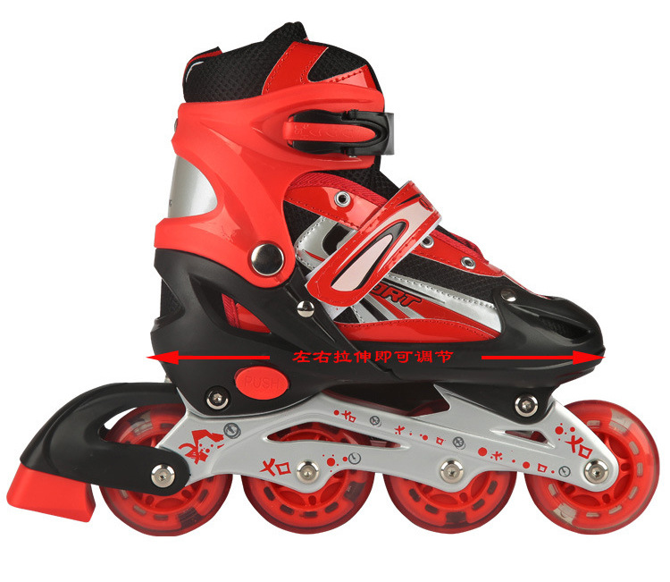 New Full Flash Children's Skates Men's and Women's Adult Roller Skates Super Slippery Straight-Row Roller Skate Factory Direct Sales Wholesale New Full Flash Children's Skates Men's and Women's Adult Roller Skates Super Slippery Straight-Row Roller Skate Factory Direct Sales Wholesale