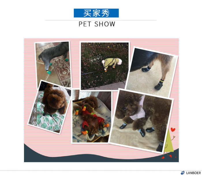 Pet fashion outdoor sports waterproof dog socks and socks the golden hair anti-skates shoes Pet fashion outdoor sports waterproof dog socks and socks the golden hair anti-skates shoes