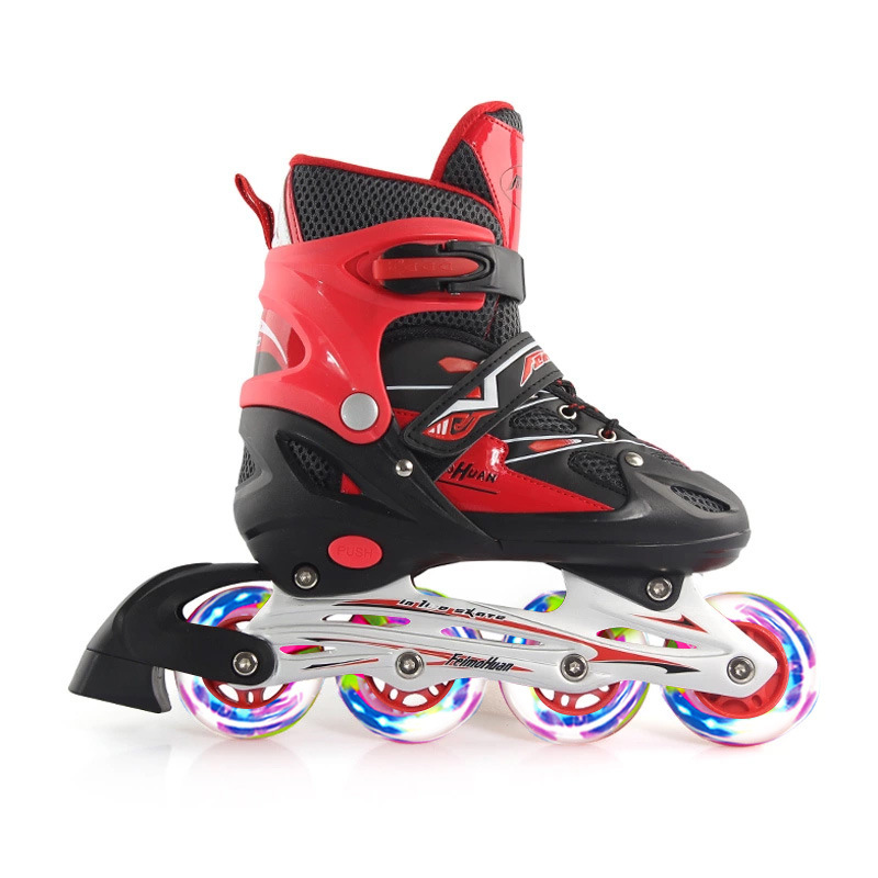 Factory Flying Magic Children's The Skating Shoes Inline Skating Shoes Full Flash Adjustable Aluminum Alloy Roller Skates Factory Flying Magic Children's The Skating Shoes Inline Skating Shoes Full Flash Adjustable Aluminum Alloy Roller Skates