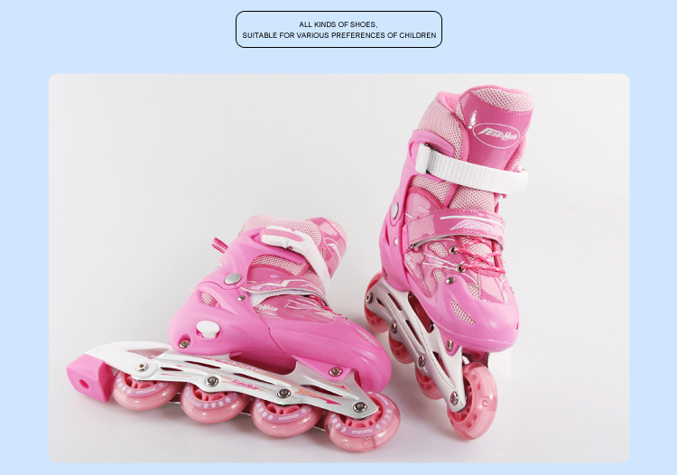 Factory Flying Magic Children's The Skating Shoes Inline Skating Shoes Full Flash Adjustable Aluminum Alloy Roller Skates Factory Flying Magic Children's The Skating Shoes Inline Skating Shoes Full Flash Adjustable Aluminum Alloy Roller Skates