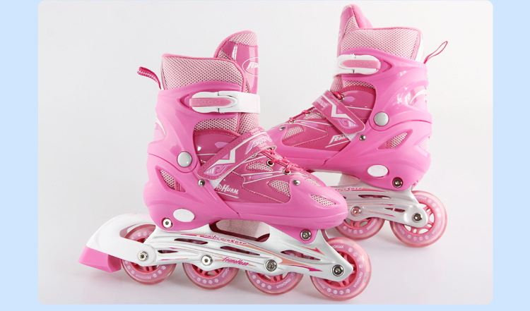 Factory Flying Magic Children's The Skating Shoes Inline Skating Shoes Full Flash Adjustable Aluminum Alloy Roller Skates Factory Flying Magic Children's The Skating Shoes Inline Skating Shoes Full Flash Adjustable Aluminum Alloy Roller Skates