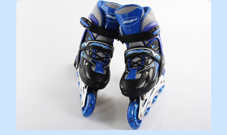Factory Flying Magic Children's The Skating Shoes Inline Skating Shoes Full Flash Adjustable Aluminum Alloy Roller Skates Factory Flying Magic Children's The Skating Shoes Inline Skating Shoes Full Flash Adjustable Aluminum Alloy Roller Skates