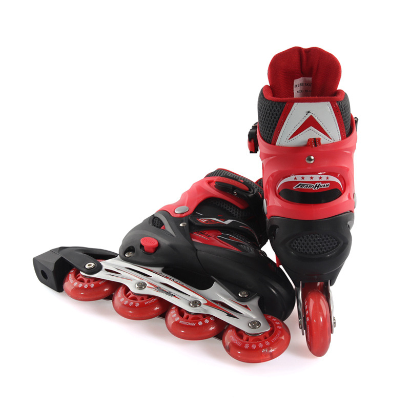 Factory Flying Magic Children's The Skating Shoes Inline Skating Shoes Full Flash Adjustable Aluminum Alloy Roller Skates Factory Flying Magic Children's The Skating Shoes Inline Skating Shoes Full Flash Adjustable Aluminum Alloy Roller Skates