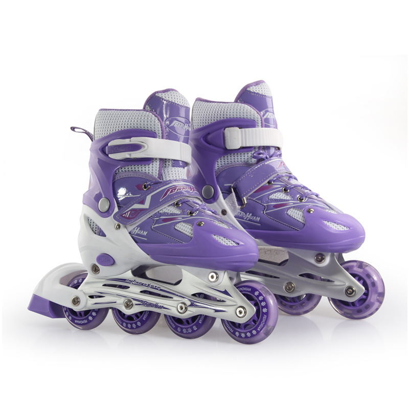 Factory Flying Magic Children's The Skating Shoes Inline Skating Shoes Full Flash Adjustable Aluminum Alloy Roller Skates Factory Flying Magic Children's The Skating Shoes Inline Skating Shoes Full Flash Adjustable Aluminum Alloy Roller Skates