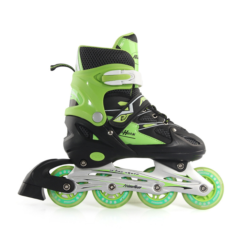 Factory Flying Magic Children's The Skating Shoes Inline Skating Shoes Full Flash Adjustable Aluminum Alloy Roller Skates Factory Flying Magic Children's The Skating Shoes Inline Skating Shoes Full Flash Adjustable Aluminum Alloy Roller Skates