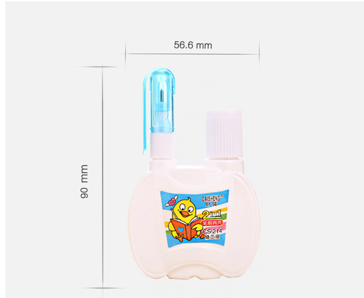 Double-head brush with correction fluid brush two-purpose correction fluid wholesale Double-head brush with correction fluid brush two-purpose correction fluid wholesale