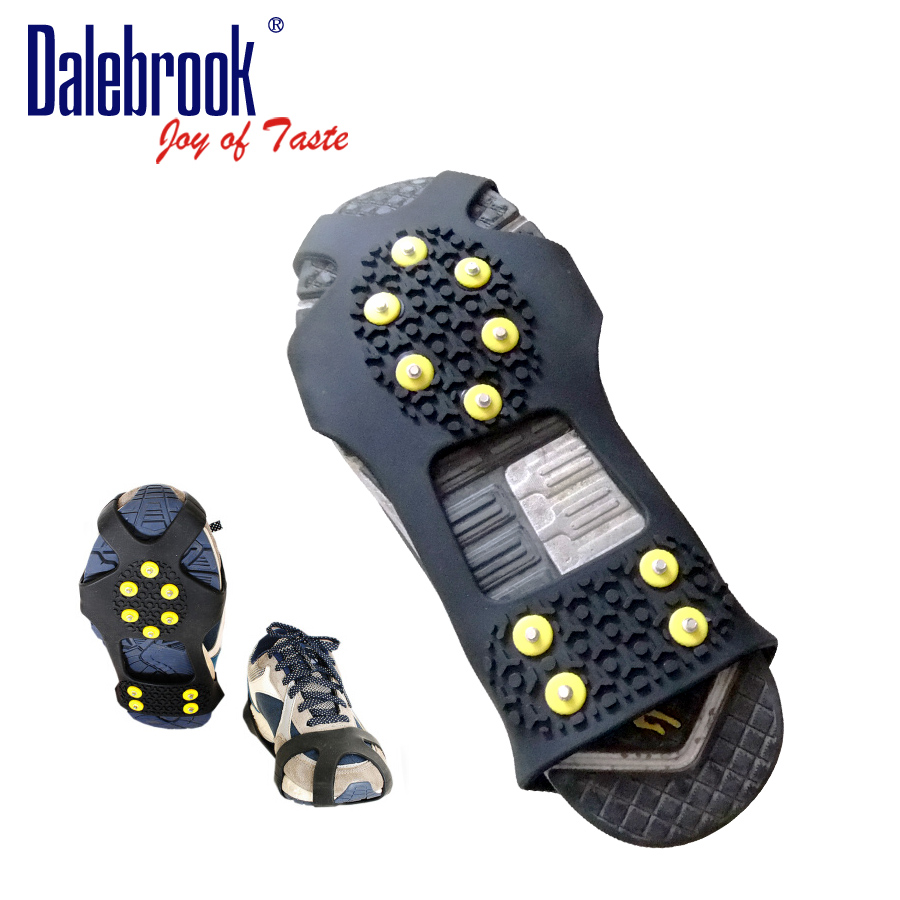 Dalebrook rock climbing outdoor equipment, non-skid climbing crampons, skates silicone non-skid shoe nail cover Dalebrook rock climbing outdoor equipment, non-skid climbing crampons, skates silicone non-skid shoe nail cover