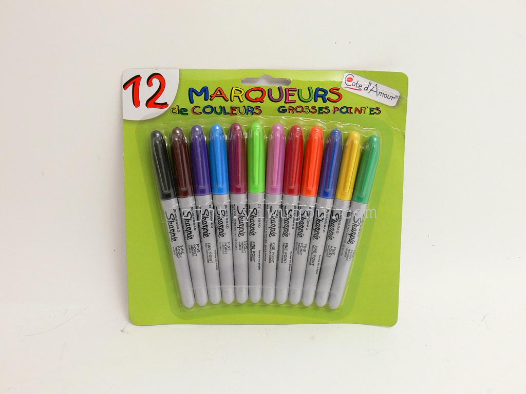 New Korean 12-color watercolor Pen Highlighter