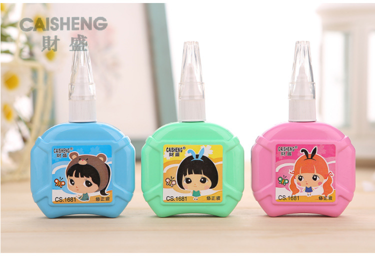 School supplies stationery cartoon creative correction fluid lovely girl pattern correction liquid wholesale. School supplies stationery cartoon creative correction fluid lovely girl pattern correction liquid wholesale.