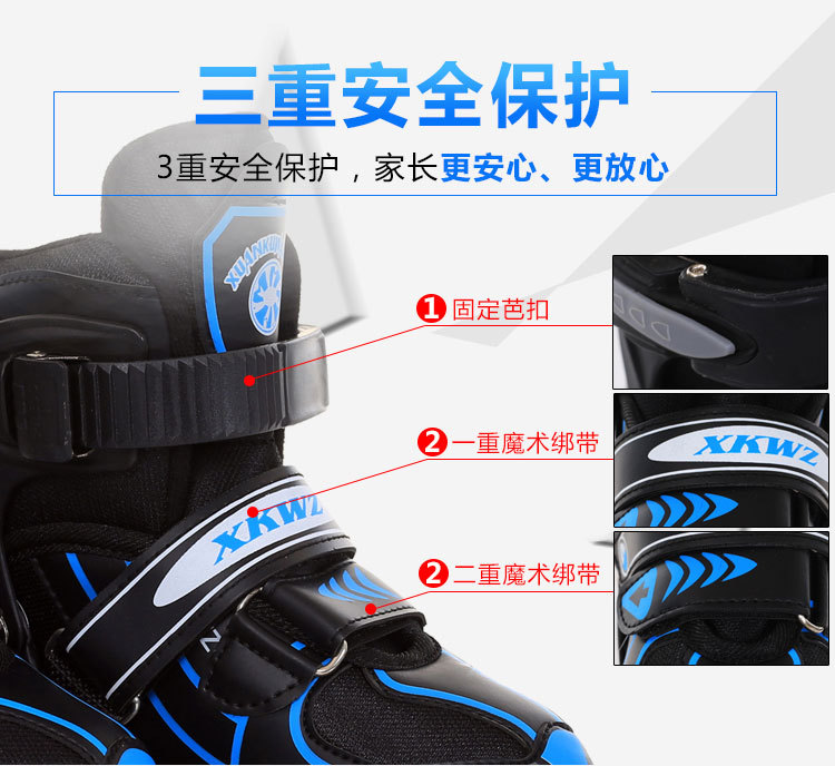 Factory Direct Sales Skates the Skating Shoes Aluminum Frame Adjustable Breathable Flashing Wheel PU Foam Wheel Inline Roller Skates Factory Direct Sales Skates the Skating Shoes Aluminum Frame Adjustable Breathable Flashing Wheel PU Foam Wheel Inline Roller Skates