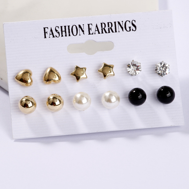 CrossBorder Accessories Popular Earrings Geometric Metal Acrylic Sheet Tassel Earings Set Ornament Whole CrossBorder Accessories Popular Earrings Geometric Metal Acrylic Sheet Tassel Earings Set Ornament Whole