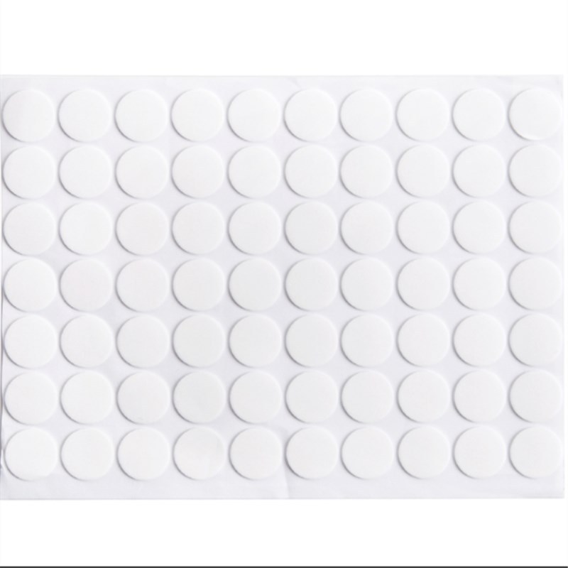 Creative Round Seamless Acrylic Transparent Double Adhesive Tape 70 Pieces Super Sticky Strong Waterproof Dot Small Film Stickers