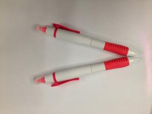 New Korean double-headed pensilver white Rod pole fluorescent pen cute flower Rod highlighter