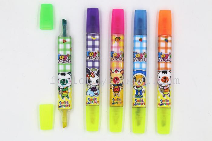 Factory direct supply dual head highlighter Factory direct supply dual head highlighter