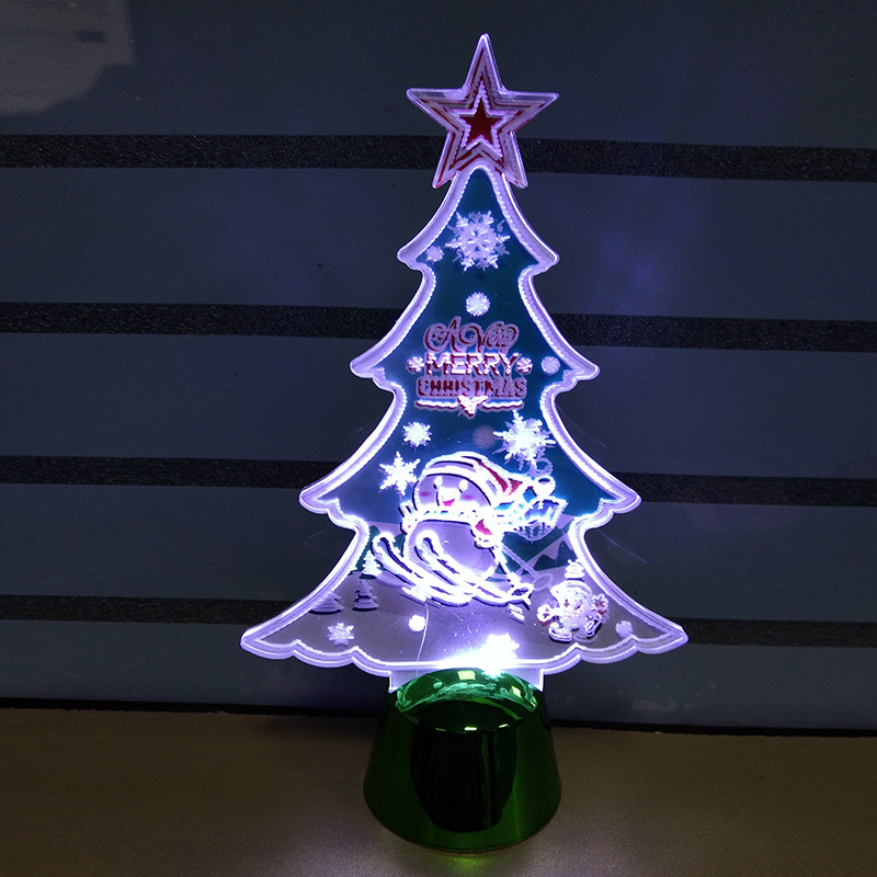 Factory Wholesale Light-Emitting Christmas Tree Christmas Decoration Supplies Creative Acrylic Christmas Home Gift Ornaments Factory Wholesale Light-Emitting Christmas Tree Christmas Decoration Supplies Creative Acrylic Christmas Home Gift Ornaments