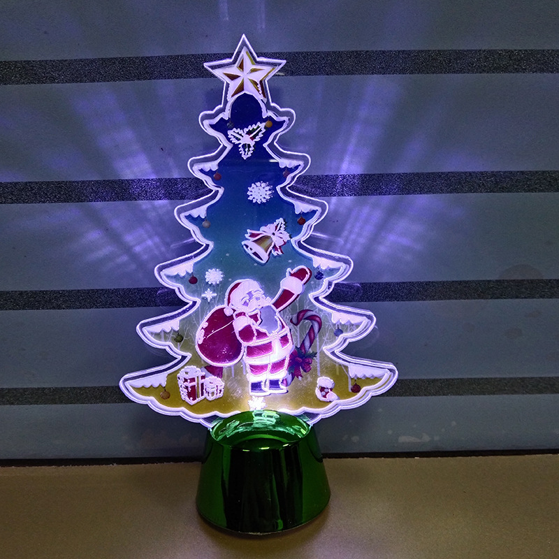 Factory Wholesale Light-Emitting Christmas Tree Christmas Decoration Supplies Creative Acrylic Christmas Home Gift Ornaments Factory Wholesale Light-Emitting Christmas Tree Christmas Decoration Supplies Creative Acrylic Christmas Home Gift Ornaments