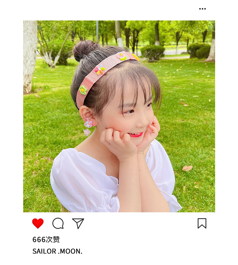 Cartoon Animal Children Bang Sticker Internet Celebrity Girls Fruit Velcro Cute Baby Broken Hair Headband Hair Band Cartoon Animal Children Bang Sticker Internet Celebrity Girls Fruit Velcro Cute Baby Broken Hair Headband Hair Band