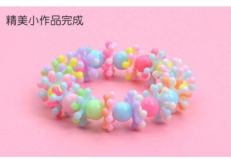 24 Acrylic beading children 's beading toy DIY DIY Girls wear beading necklace bracelet wisdom 24 Acrylic beading children 's beading toy DIY DIY Girls wear beading necklace bracelet wisdom