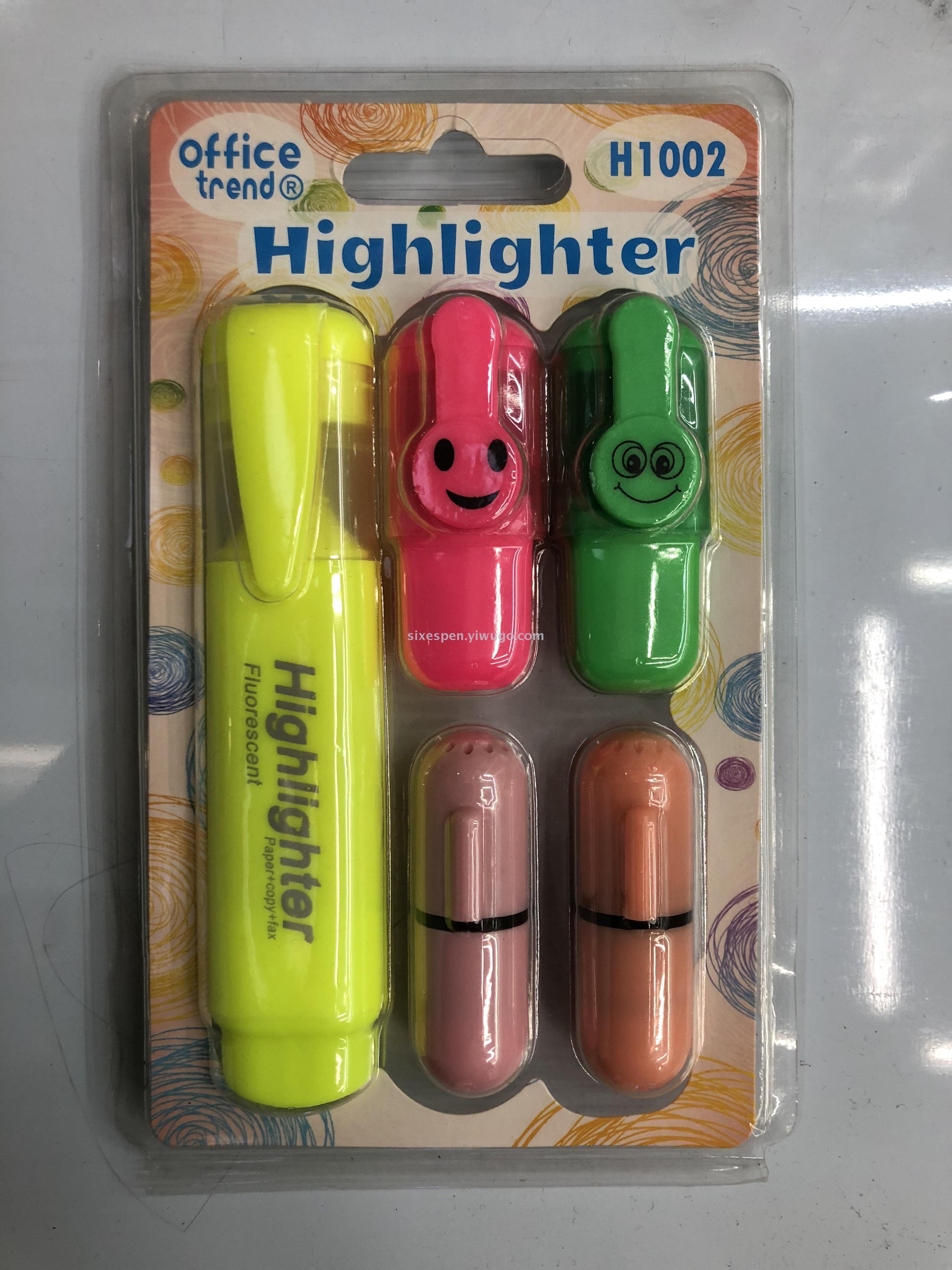 Macaron color highlighter set for supermarket Macaron color highlighter set for supermarket