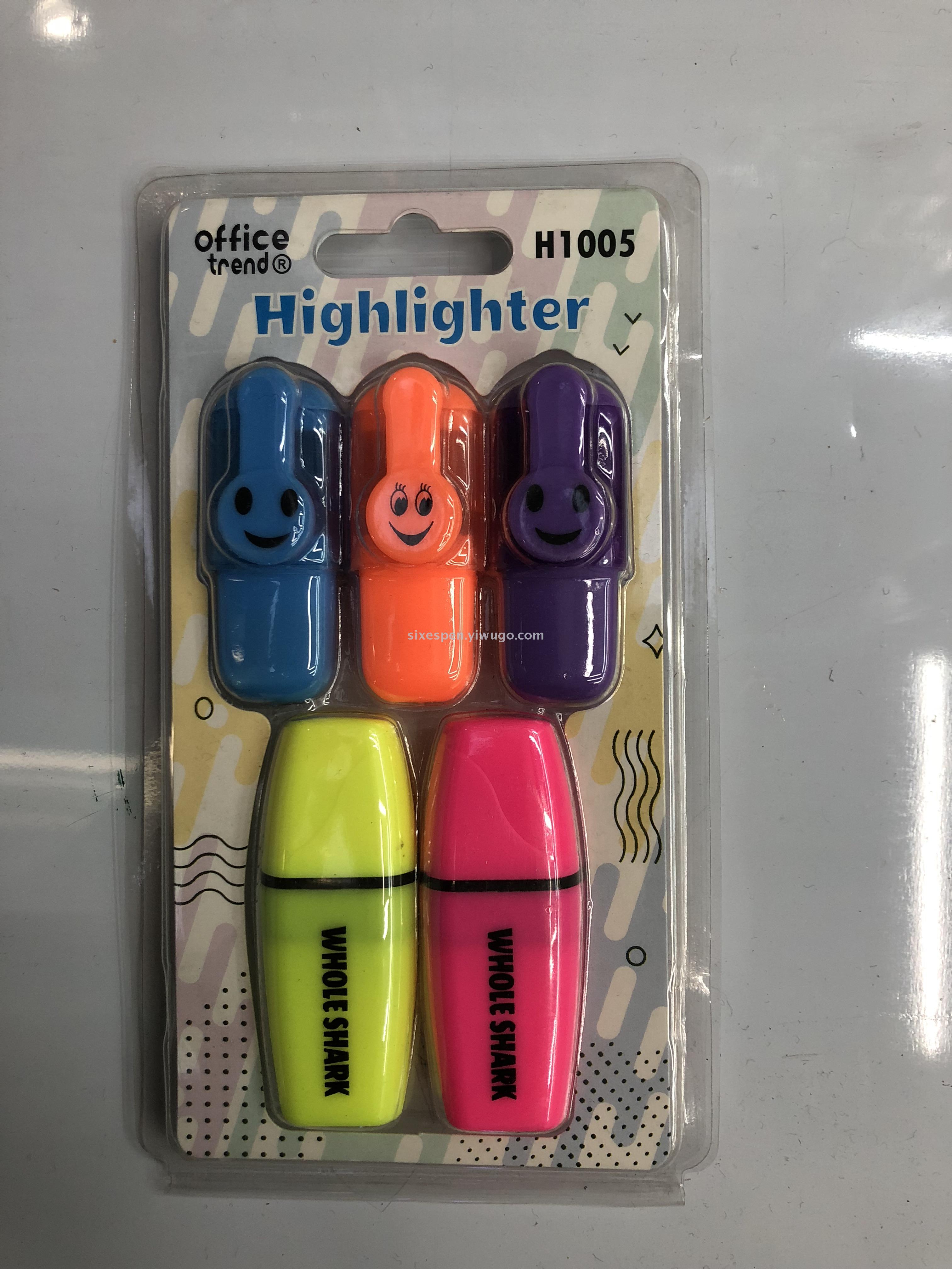 Macaron color highlighter set for supermarket Macaron color highlighter set for supermarket