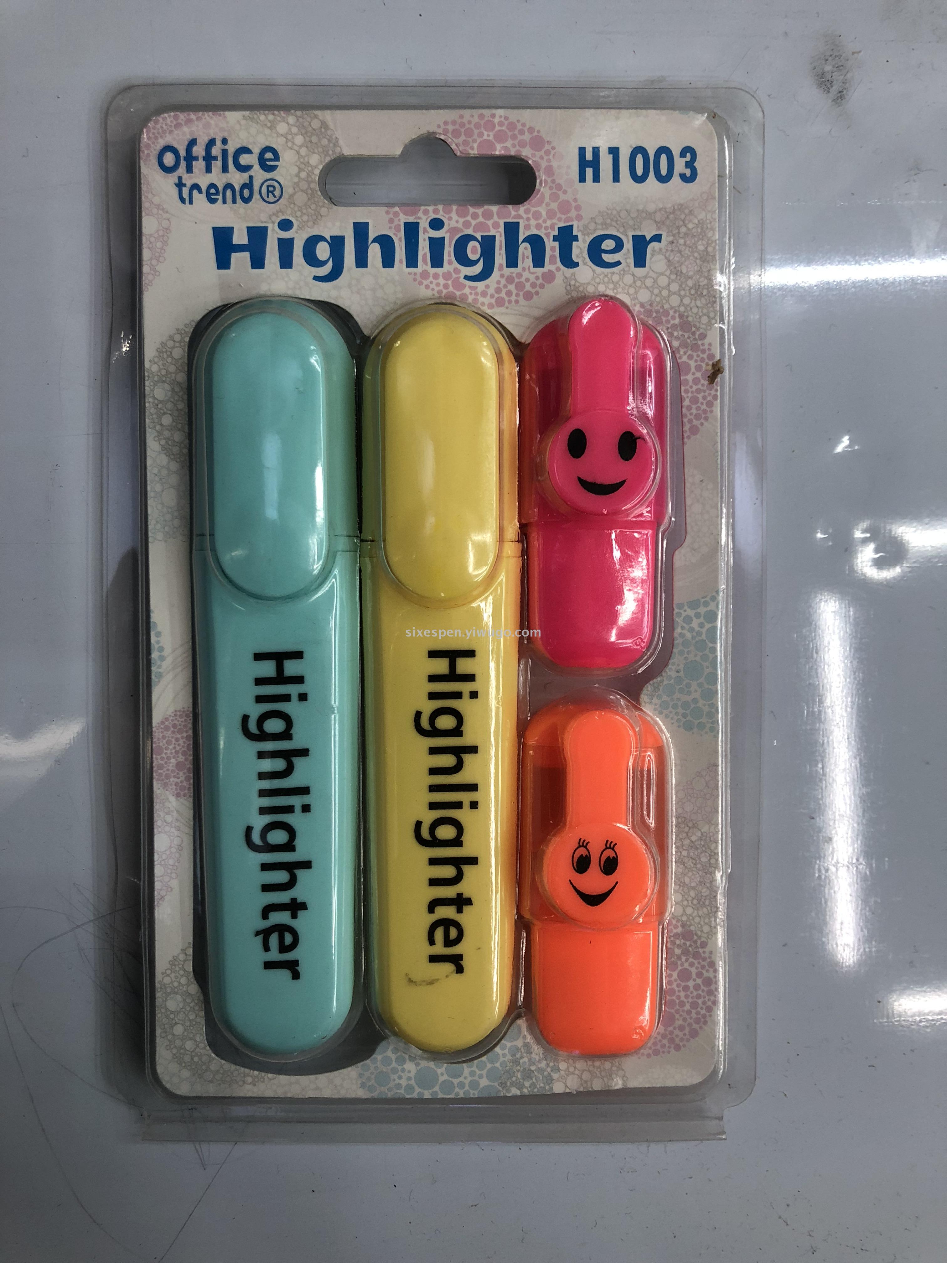 Macaron color highlighter set for supermarket Macaron color highlighter set for supermarket