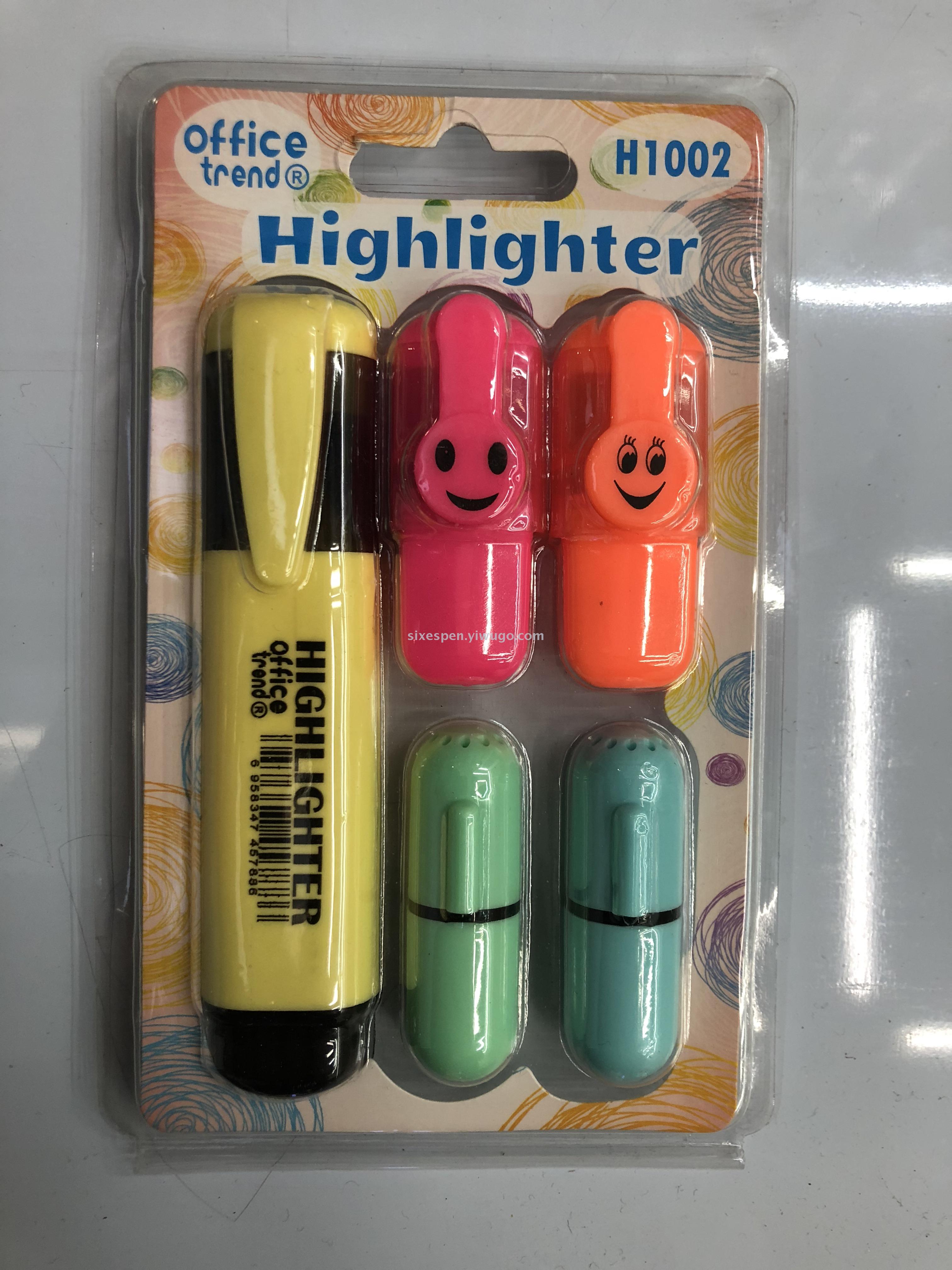 Macaron color highlighter set for supermarket Macaron color highlighter set for supermarket