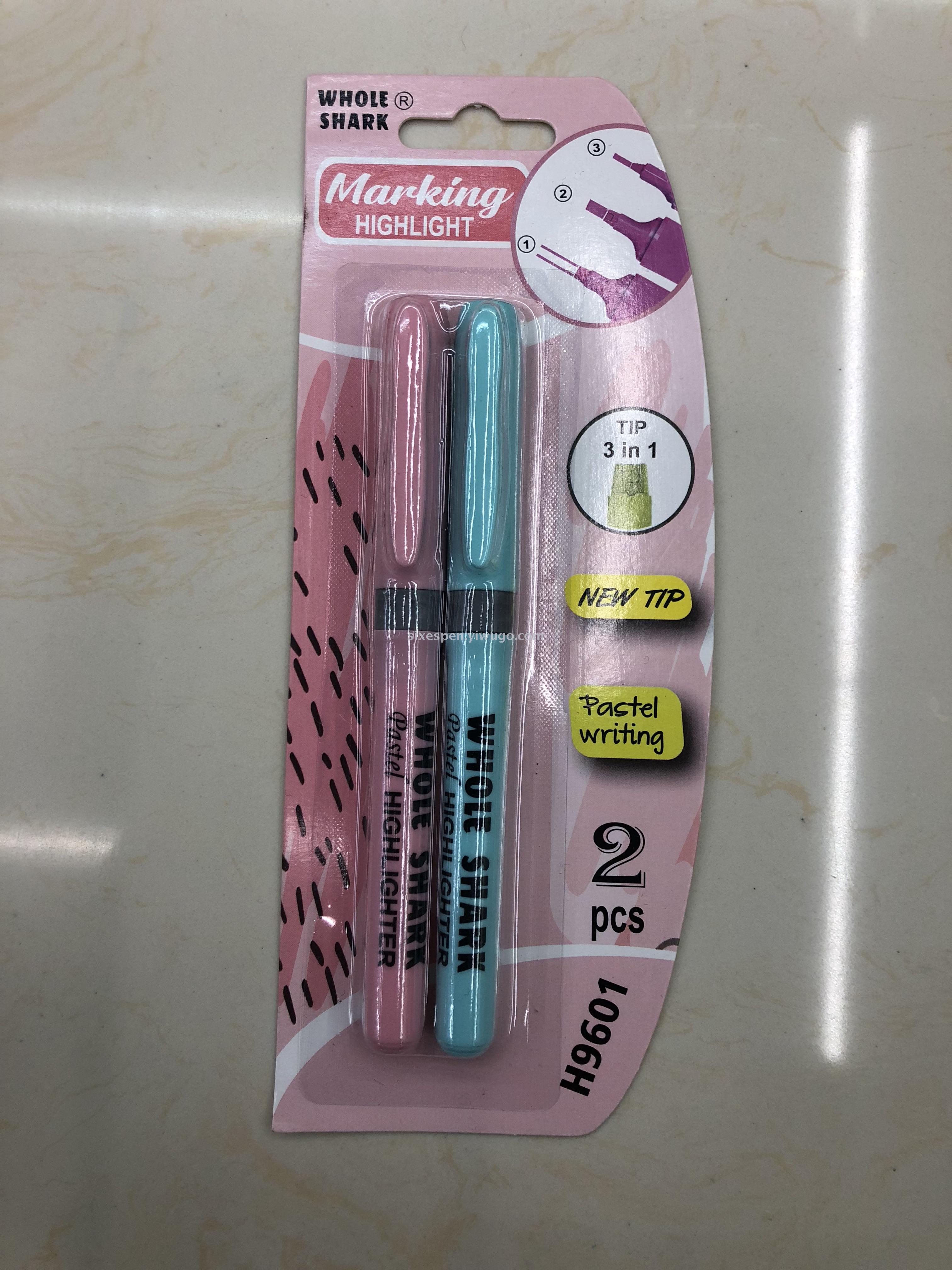 Macaron color highlighter set for supermarket Macaron color highlighter set for supermarket